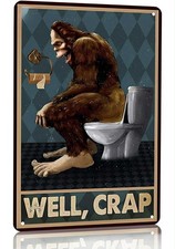 Funny Metal Tin Sign Trouble