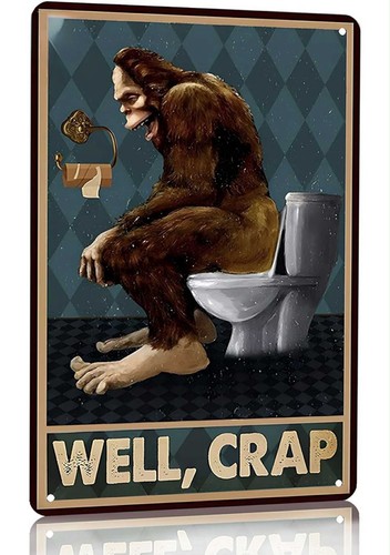 Funny metal tin sign - funny,