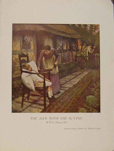 Original old antique print - original,
