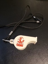 VERY RARE VINTAGE MCGRUFF SAFETY WHISTLE, PLASTIC, WHITE COLLECTORS