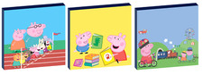 PEPPA PIG  SET OF 3 CANVAS