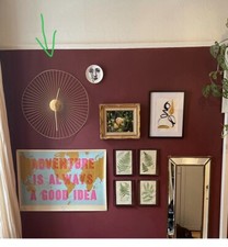 Gold Wall Clock 60cm