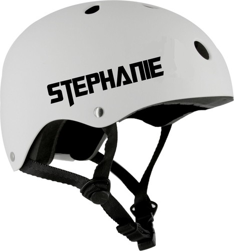 Custom name helmet stickers - custom,