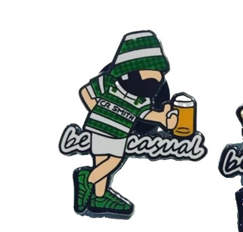 New celtic casuals pin - new,,