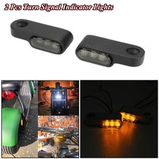 2 Pcs DC 12V 8mm Amber LED