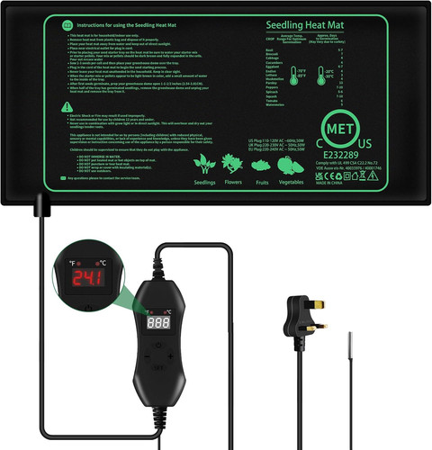 Seedling heat mat with - seedling,