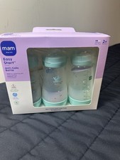 MAM Easy Start Anti-Colic Baby Bottles 3 Packs (3x260ml) Color:mint. NEW! Sealed