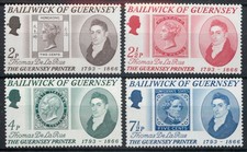 Guernsey 1971 Thomas De La Rue set SG 59-62 MM mint  *COMBINED SHIPPING