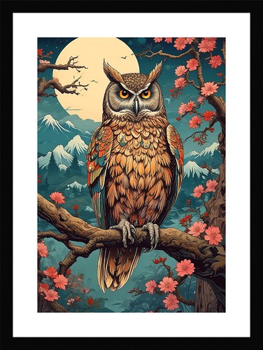 Epic owl framed wall - epic,