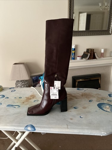 Zara over the knee boots - the,