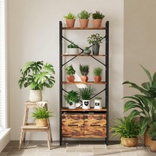 5 Tier Bookshelf with 2 Fabric
