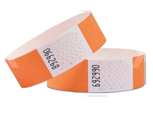 500 tyvek wristbands - tyvek, paper