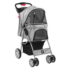 KCT GREY PET STROLLER FOR