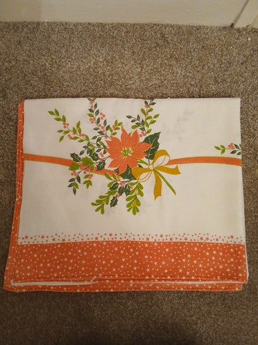 Xmas tablecloth vintage - xmas,