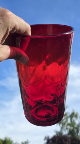 Vintage whitefriars ruby - vintage, red