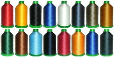STRONG BONDED NYLON THREAD 30'S, 2500MTRS, SOMABOND THREADS, ASSORTED COLOURS