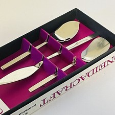 Oneidacraft Boxed Vanessa Pattern 3 Piece Set Condiments Stainless Steel Jam Etc