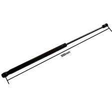 Rear window gas - window, for