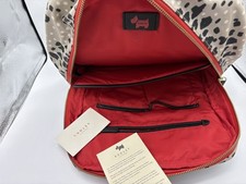 Radley Leopard Oilskin Large Backpack #A3 please read item description & see pic