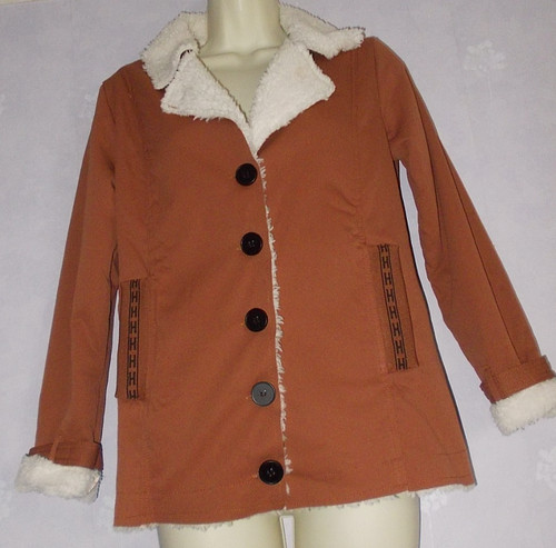 Ladies tan faux suede - tan,