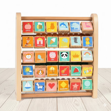 Alphabet Abacus Wooden