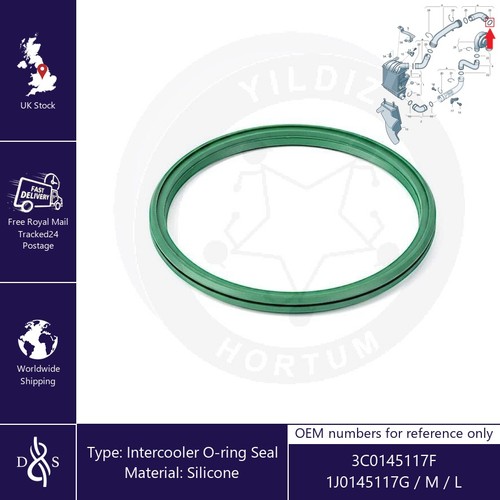Intercooler ring seal fits - o-ring,