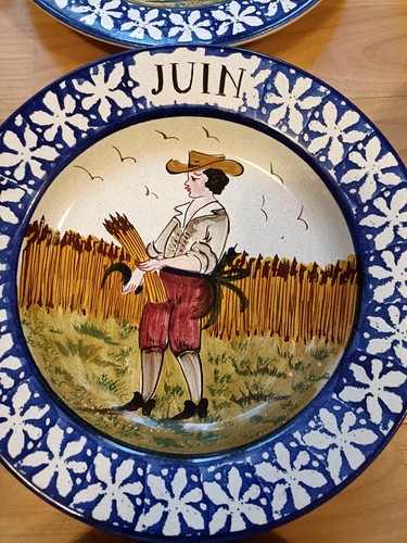 Antique french faience hand - french,