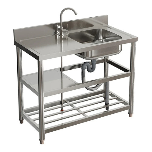 Silver freestanding single - silver,