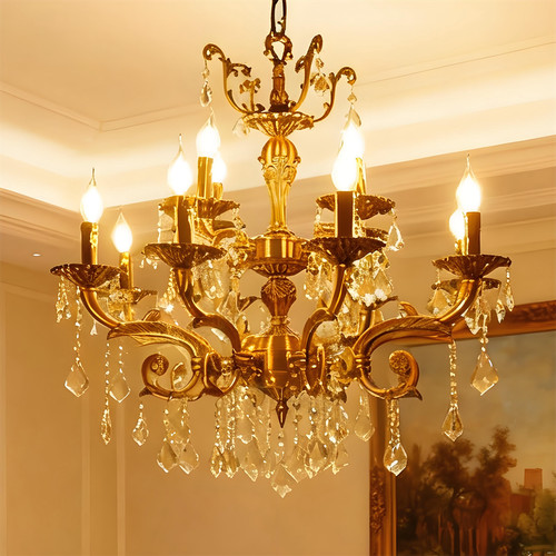Antique candle style crystal - antique,