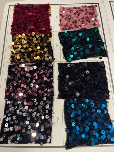 Sequin velvet velour material - sequin,