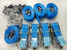 4x BLUE - CAR TRAILER Over