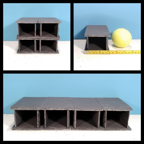 Aquarium slate decorations - 4x,