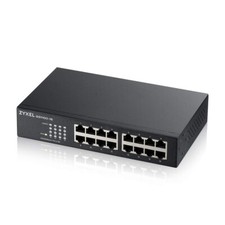 Zyxel GS1100 16-Port Gigabit Ethernet Switch | Unmanaged High-Speed Network Hub