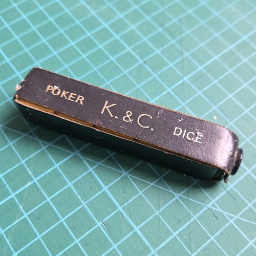 Vintage poker dice - vintage,