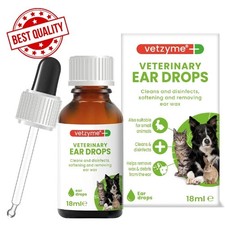Ear Infection Drops For Dogs Cats Pets Treat Ear Wax Kills Mites Aids Scratching