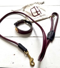 Brand new designer leather dog