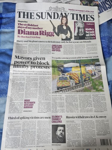 The sunday times newspaper - the,
