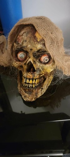 Handmade zombie head prop - handmade, by