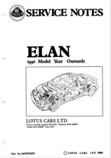 LOTUS ELAN M100 SERVICE MANUAL