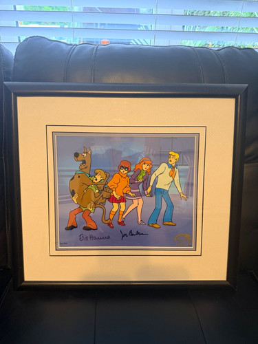 Hanna barbera signed framed - signed,