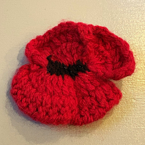 Handmade knitted wool red - handmade, &
