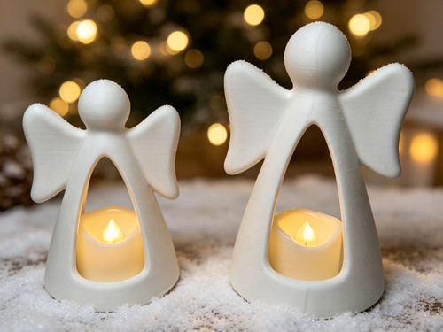 Christmas tealight angels - tealight, a