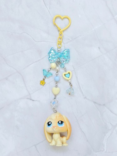 Handmade lps keychain beaded - handmade,