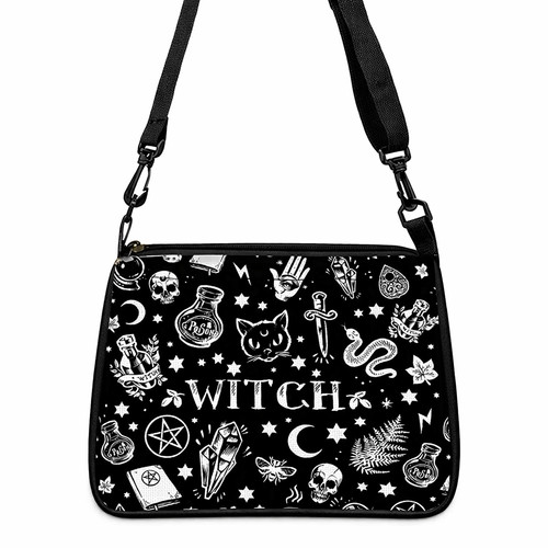 Gothic cat halloween printed - gothic,