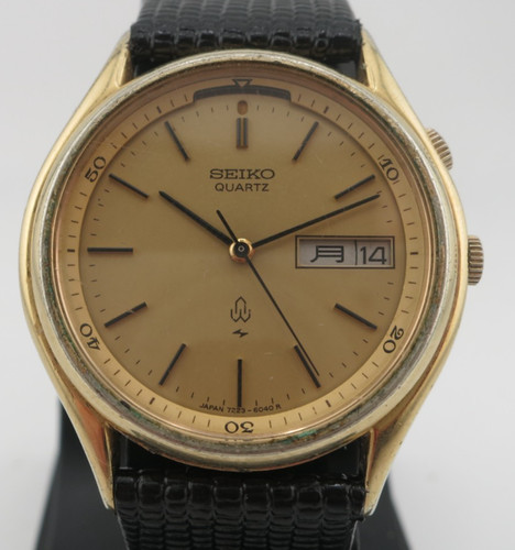 Vintage seiko gold tone - vintage, alarm