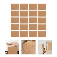  20 Sheets Brown Cardboard Thin Corrugated Paper Creations Packaging Pad