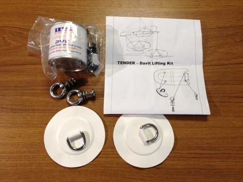 Point davit lifting kit - davit,