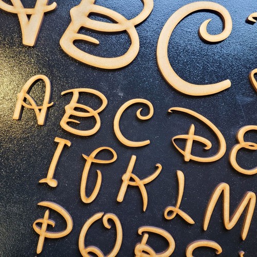 Wooden letters waltograph font - letters,
