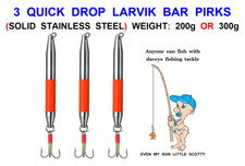 3 QUICK DROP SOLID STAINLESS