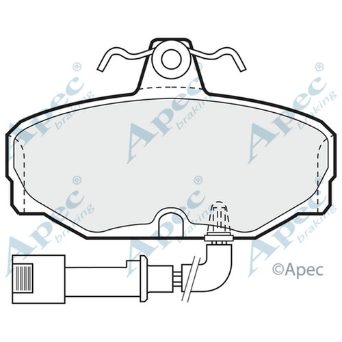 Brake pads set for - brake,